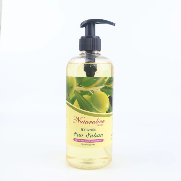 Naturalive Zeytinyağlı Sıvı Sabun pompalı şişe