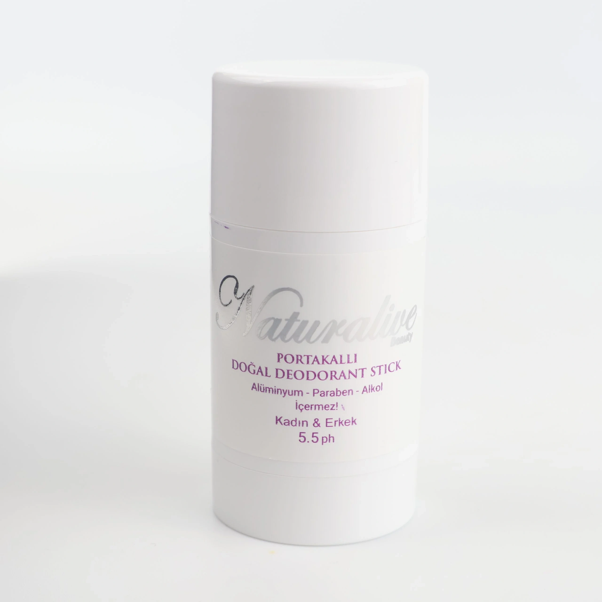 Naturalive Portakallı Doğal Deodorant Stick Naturalive Portakallı Doğal Deodorant Stick beyaz ambalajlı ürün