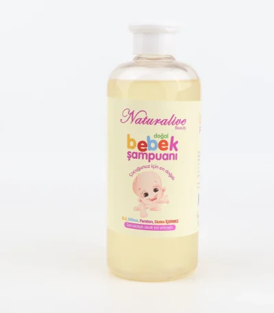 Naturalive Doğal Bebek Şampuanı şişe ambalajlı ürün