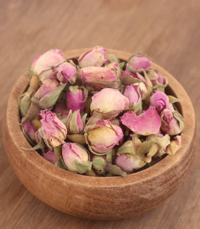 Tomurcuk gül doğal ve katkısız aromatik bitkisel ürün görseli