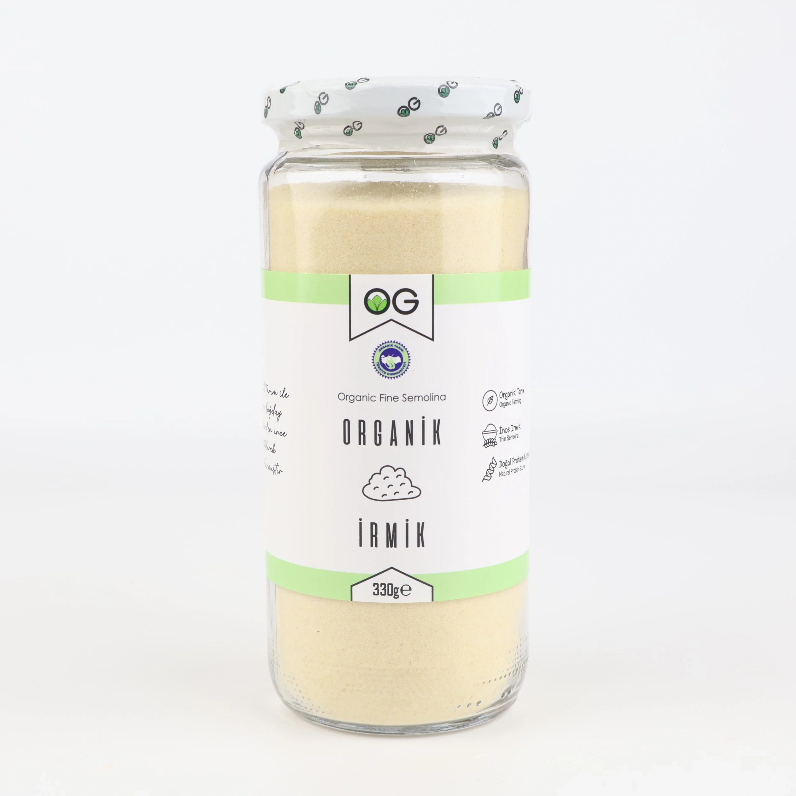 ORGANIK BEBEK IRMIGI 330 GR +6 AY Organik Bebek İrmiği 330 Gr +6 Ay