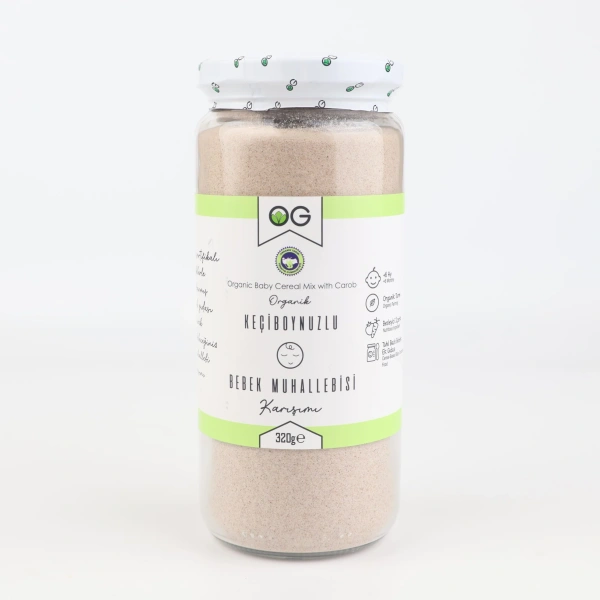 Organik Keçiboynuzlu Bebek Muhallebisi Karışımı 320 Gr