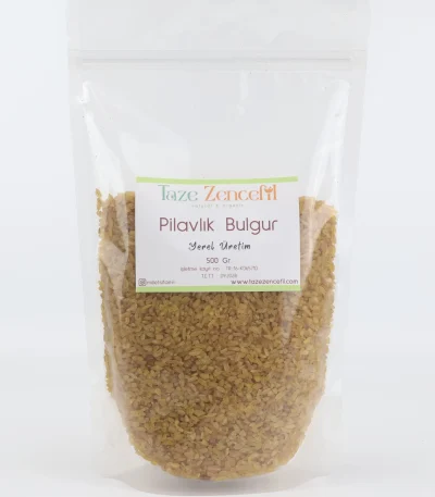 Taze Zencefil Pilavlık Bulgur 500 Gr yerel üretim paketli ürün görseli