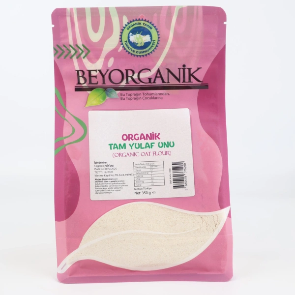 Organik Tam Yulaf Unu 350 gr