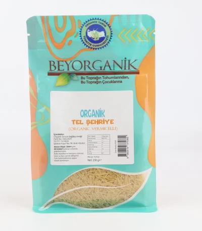 Organik Tel Şehriye 250 gr