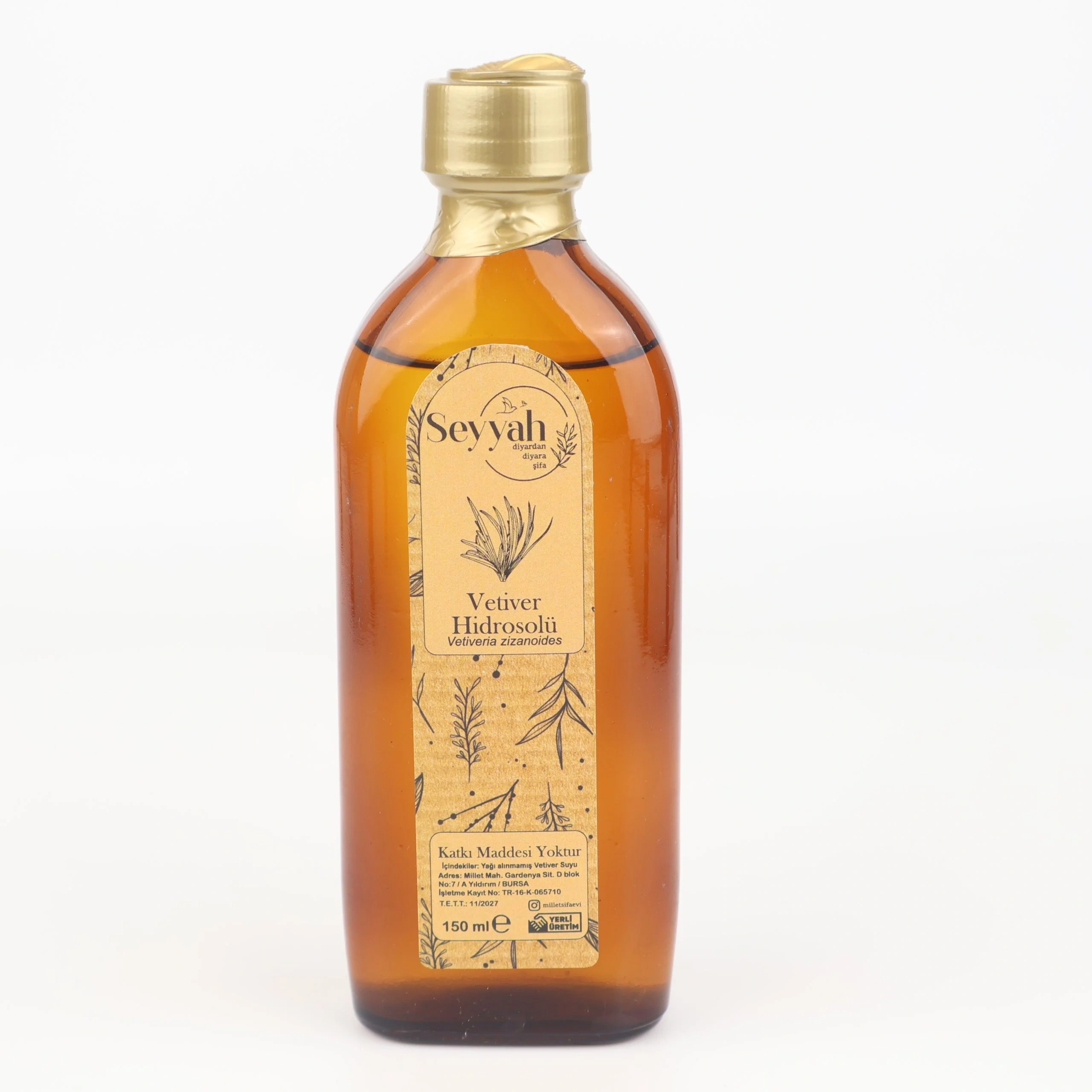 vetiver hidrosolü vetiver hidrosolü