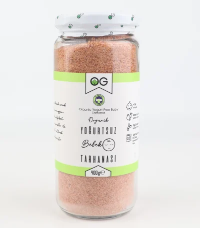 Organik Yoğurtsuz Bebek Tarhanası 400 Gr