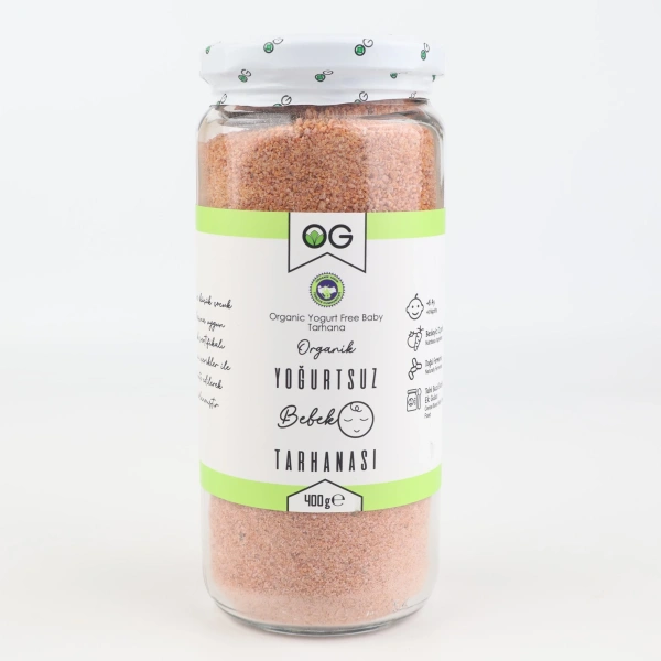 Organik Yoğurtsuz Bebek Tarhanası 400 Gr