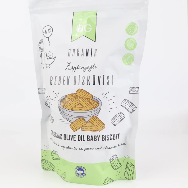 Organik Toz Bebek Bisküvisi 240 Gr +6 Ay