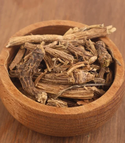 Kedi otu Valeriana officinalis kurutulmuş doğal bitki