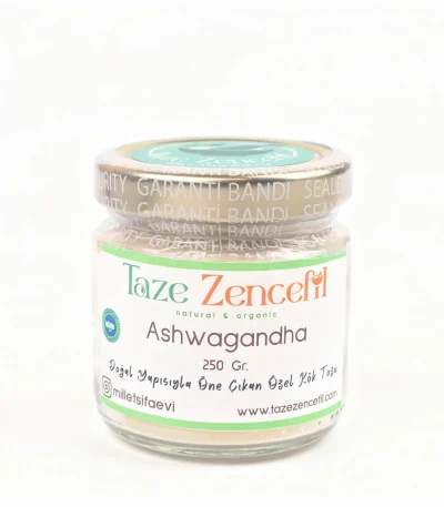 Ashwagandha 250 Gr doğal kök tozu